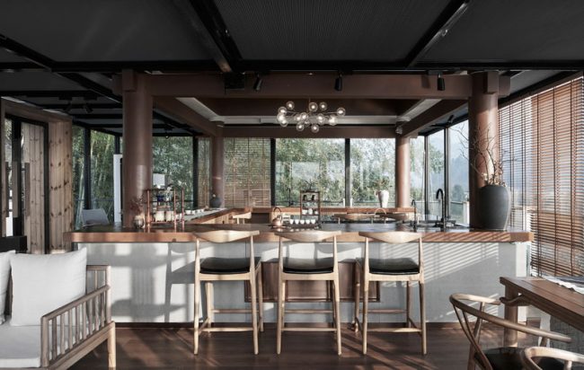 餐厅吧台设计效果图