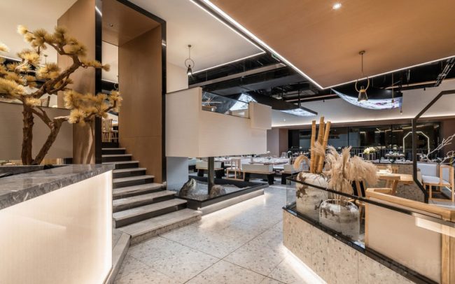 餐厅过道景观设计