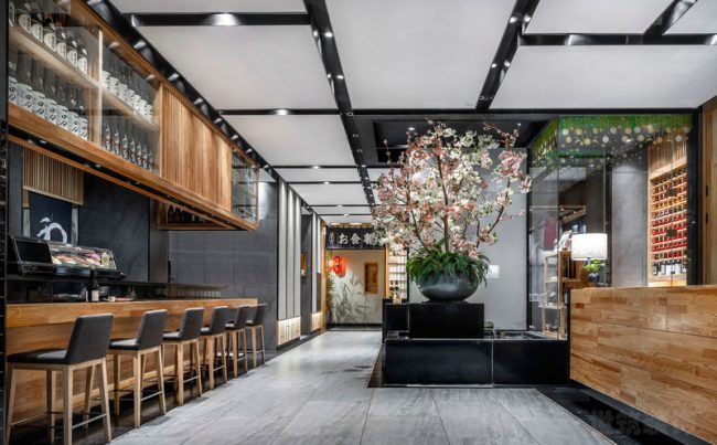 餐厅前台装饰效果