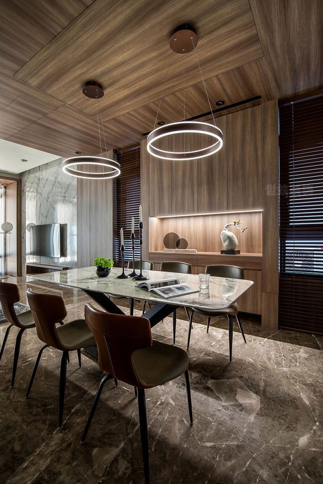 餐厅石材铺贴设计