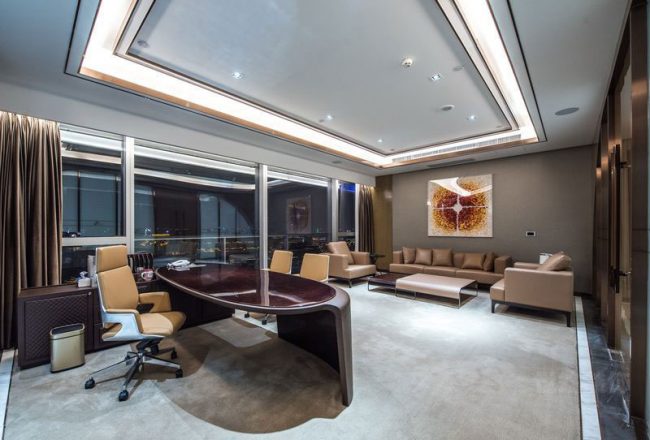 董事长办公室设计效果图