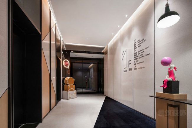 电梯间的设计效果图