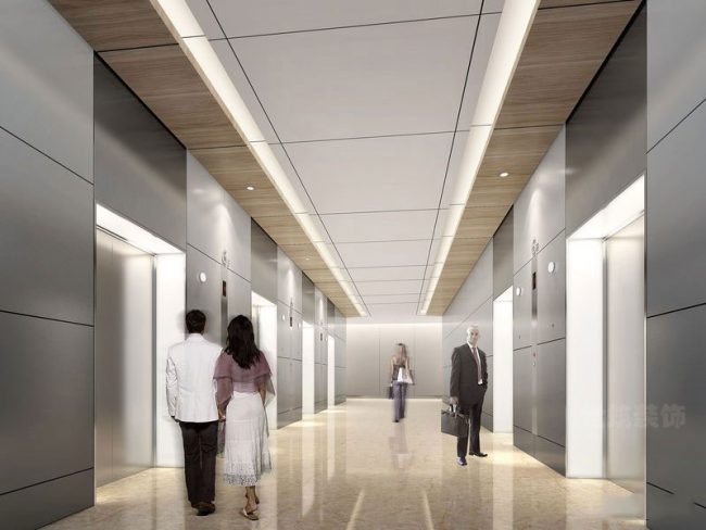 电梯间设计效果图