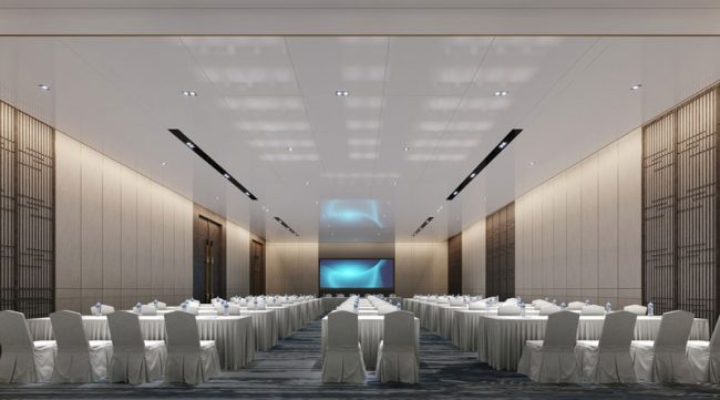 大型会议室设计效果图