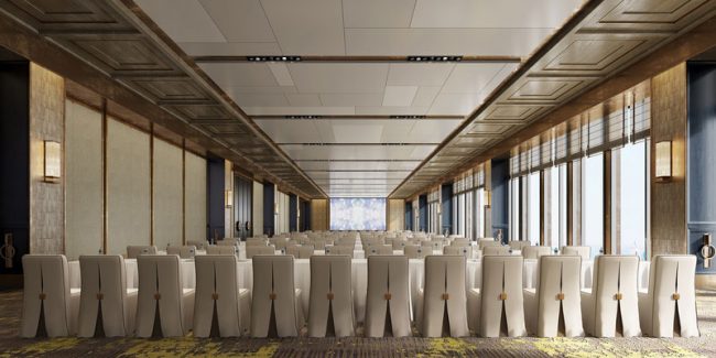 大型中式会议室设计方案