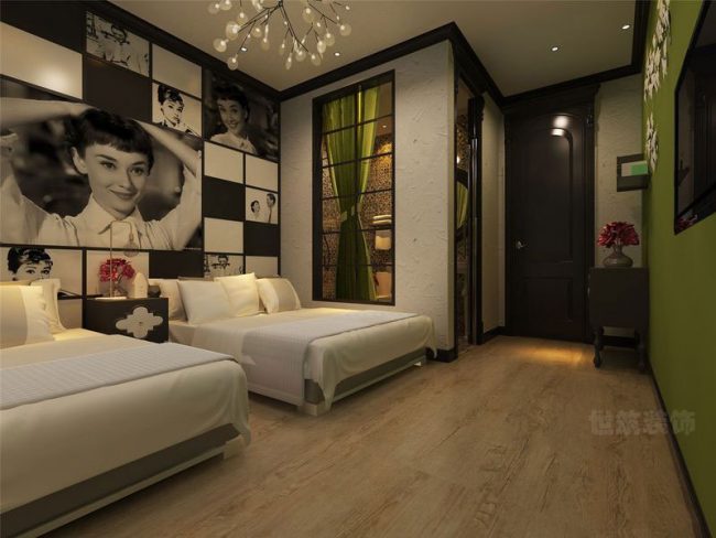 电影主题的酒店客房设计