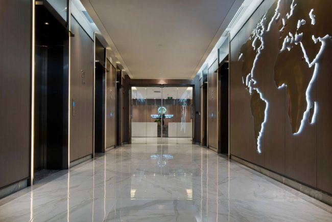 高档的电梯间设计效果图图