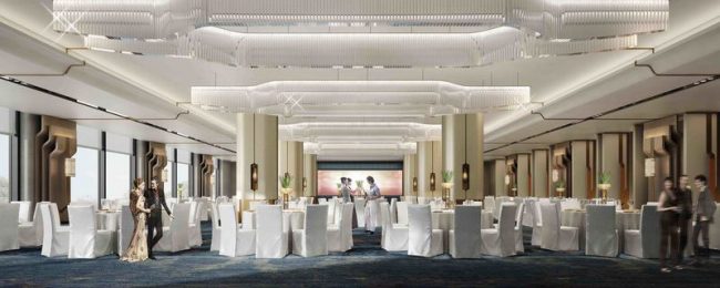 高端宴会厅的设计效果图