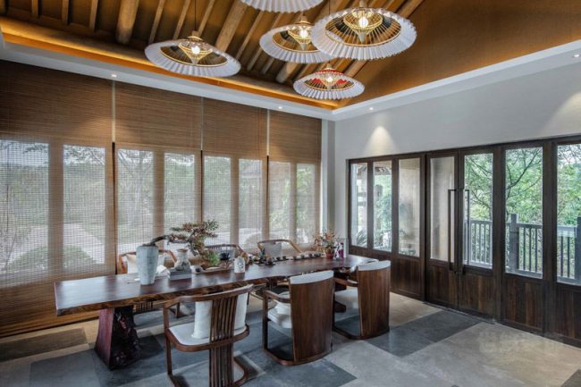 古朴的茶室设计