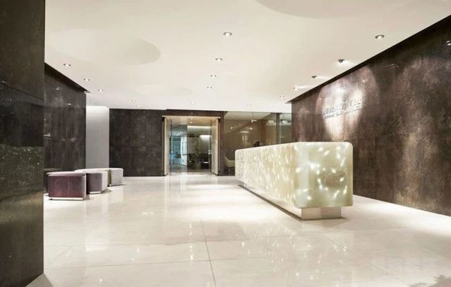 公司前台的设计效果图