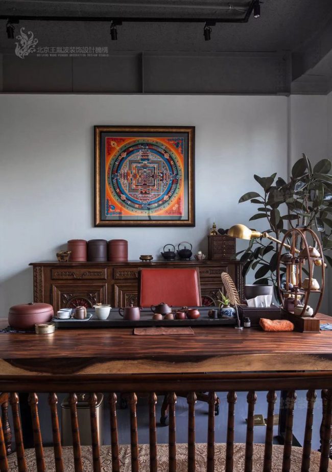 古香古色的中式茶室