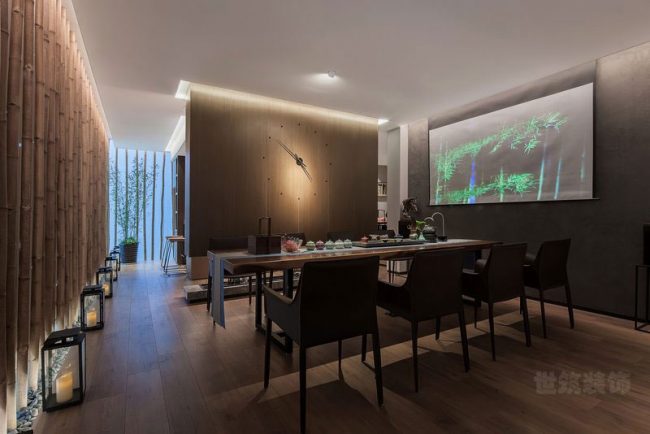 古韵的茶室效果图