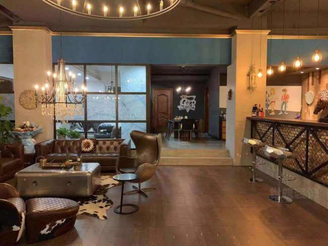 工业风酒吧休闲区装修图