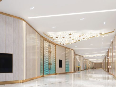 豪华的酒店走廊设计方案