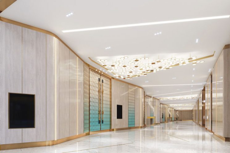 豪华的酒店走廊设计方案