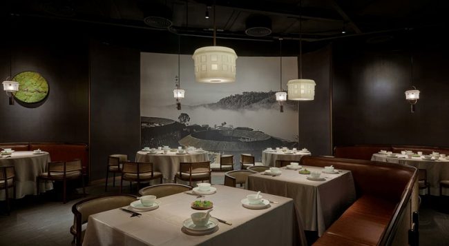 黑色的中式餐厅设计方案