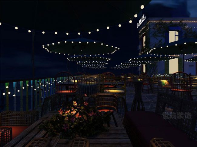 户外餐厅设计效果图
