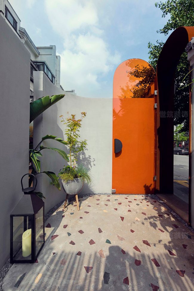 后现代极简风别墅庭院装修图