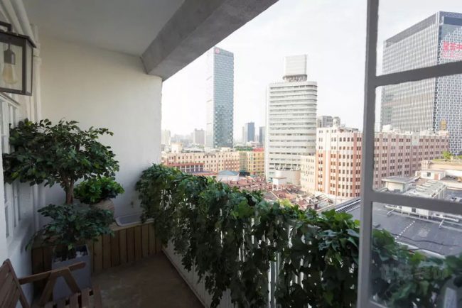 花园式的阳台效果图