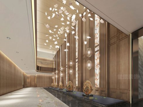 酒店背景墙设计方案