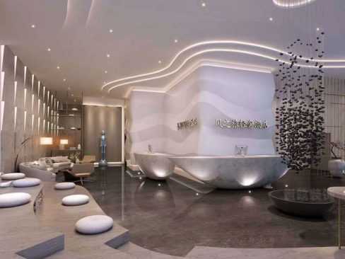 酒店大堂设计效果图