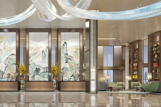 酒店大堂装饰效果图