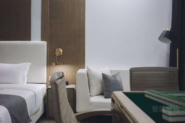 酒店客房带麻将室的设计