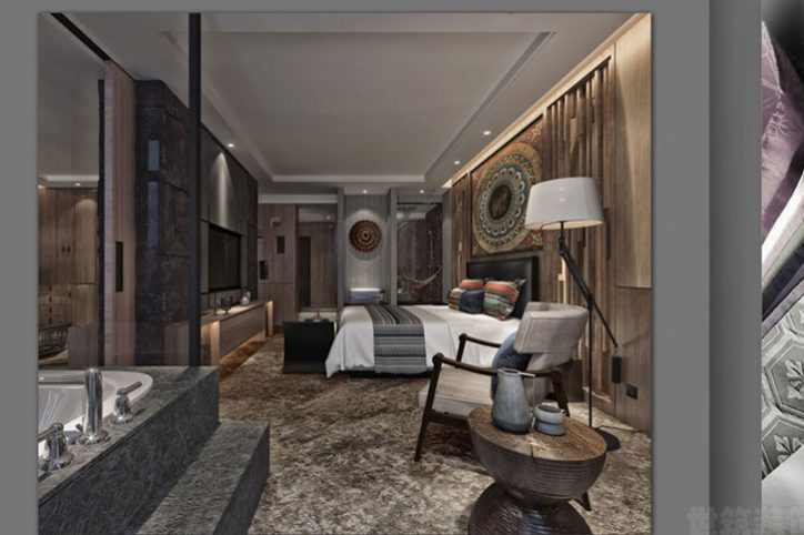 酒店民族特色设计的客房