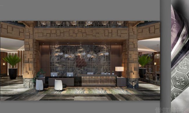 酒店前台设计方案