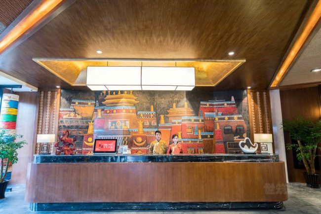 酒店前台设计效果图