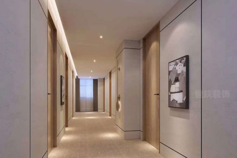 酒店走廊简约设计效果图