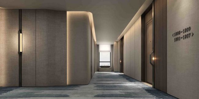 酒店走廊设计效果图