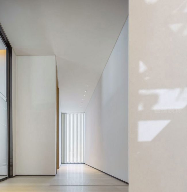 极简风办公室走廊装修图