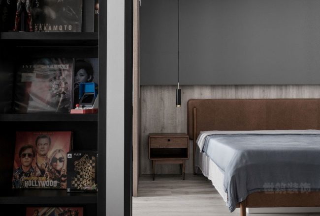 极简风格家居样板间卧室装修图