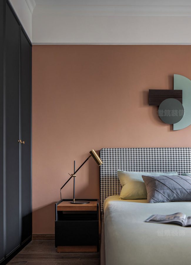 极简风格家居样板间卧室区域装修图