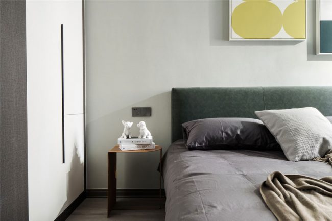 极简风格样板间卧室区域装修图