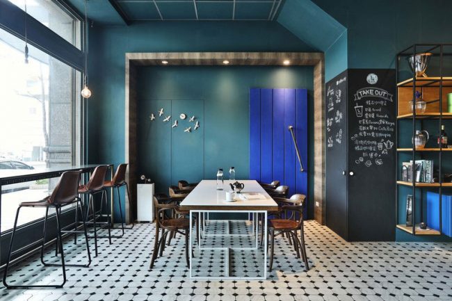 极简工业风咖啡厅装修图