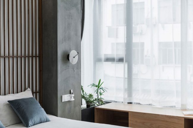 极简新中式酒店空间客房场景装修图