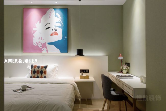 简易的酒店客房设计