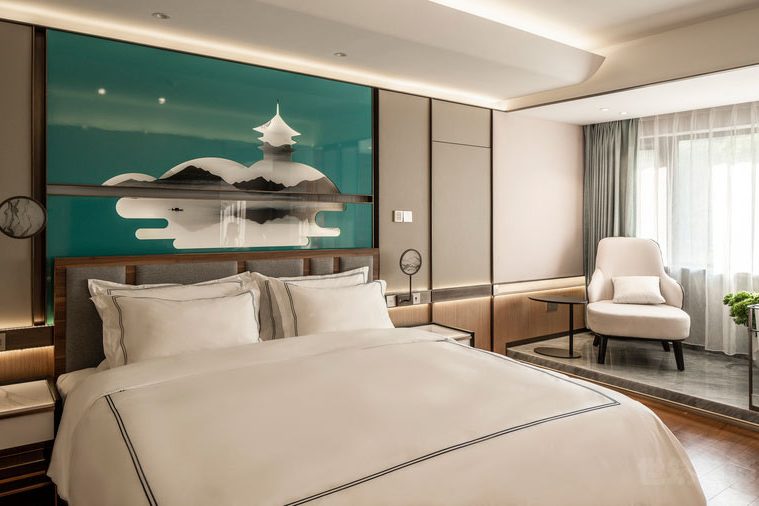 简约酒店客房设计效果图