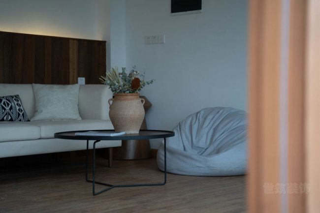 客厅里的懒人沙发