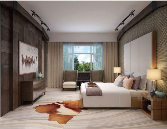 民宿酒店的客房效果图