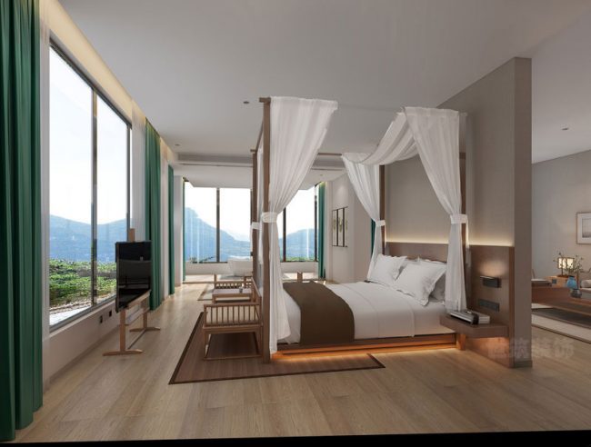 民宿客房的设计效果图