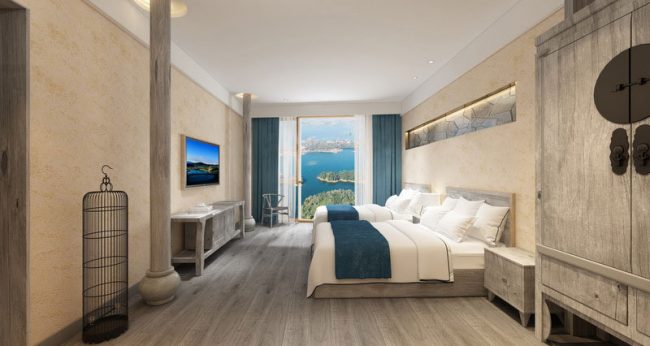 民宿客栈的双人间设计