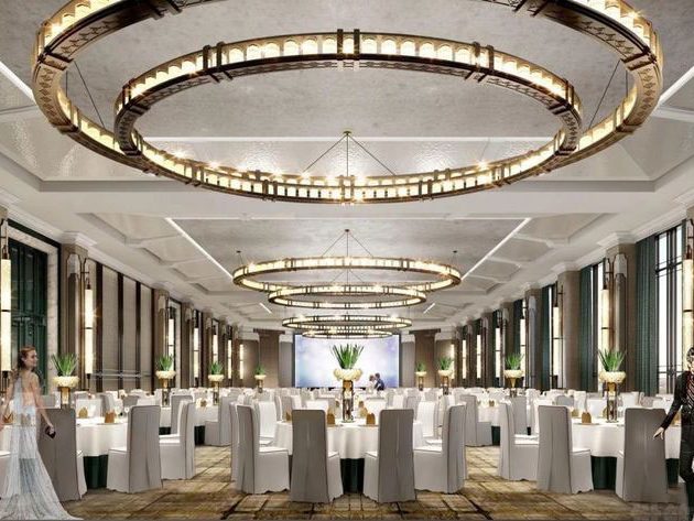 欧式宴会厅设计效果图