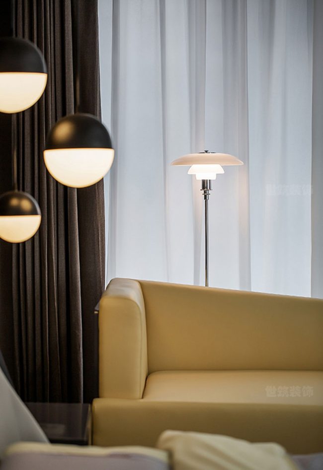 轻奢分各个办公室前厅休息区沙发实景图