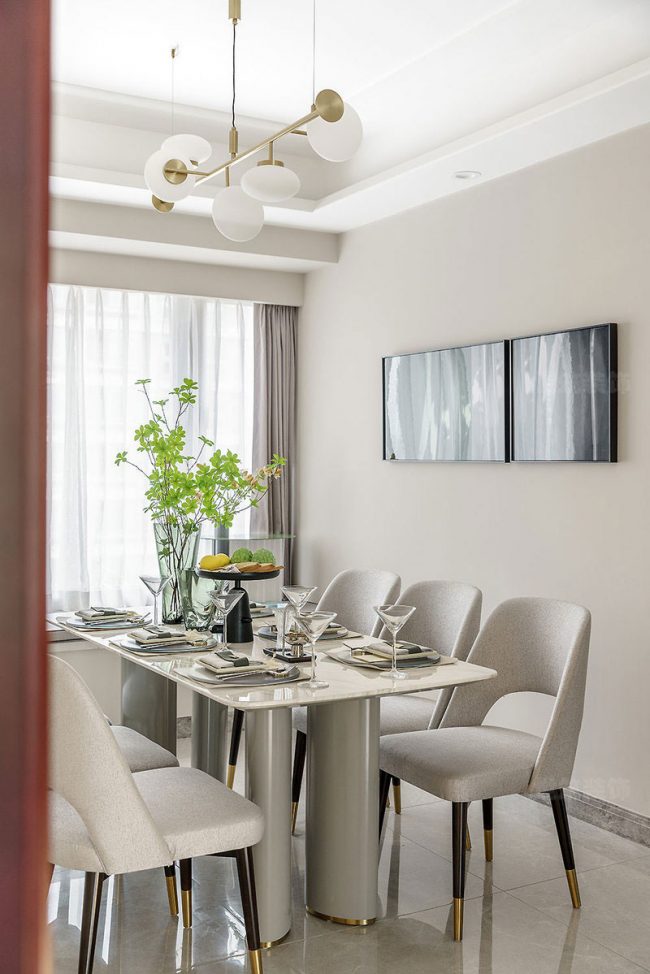 轻奢风格家居餐厅空间装修图