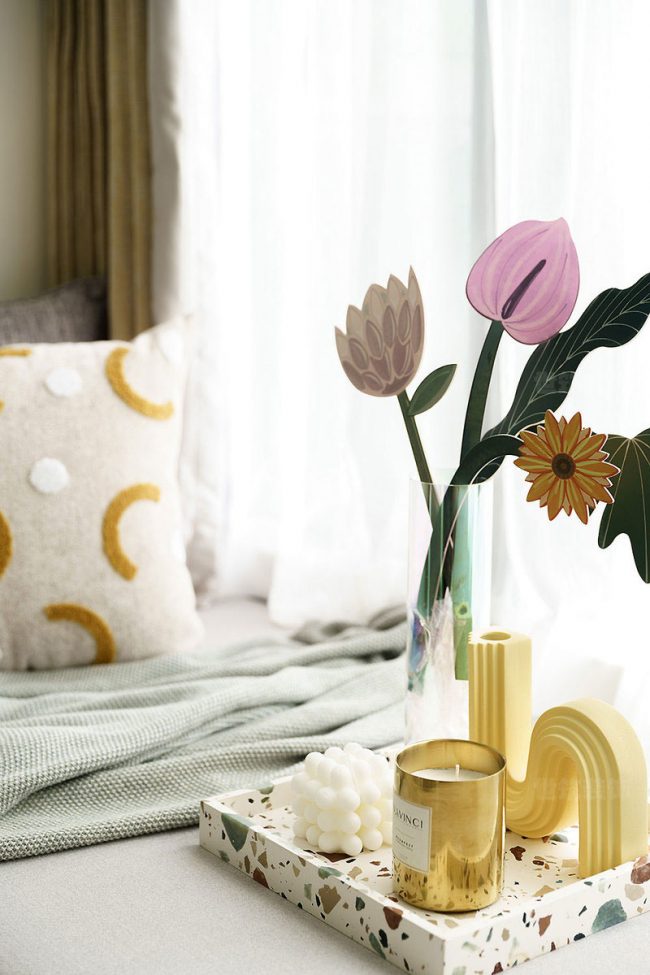 轻奢风格家居绿植装饰品设计图