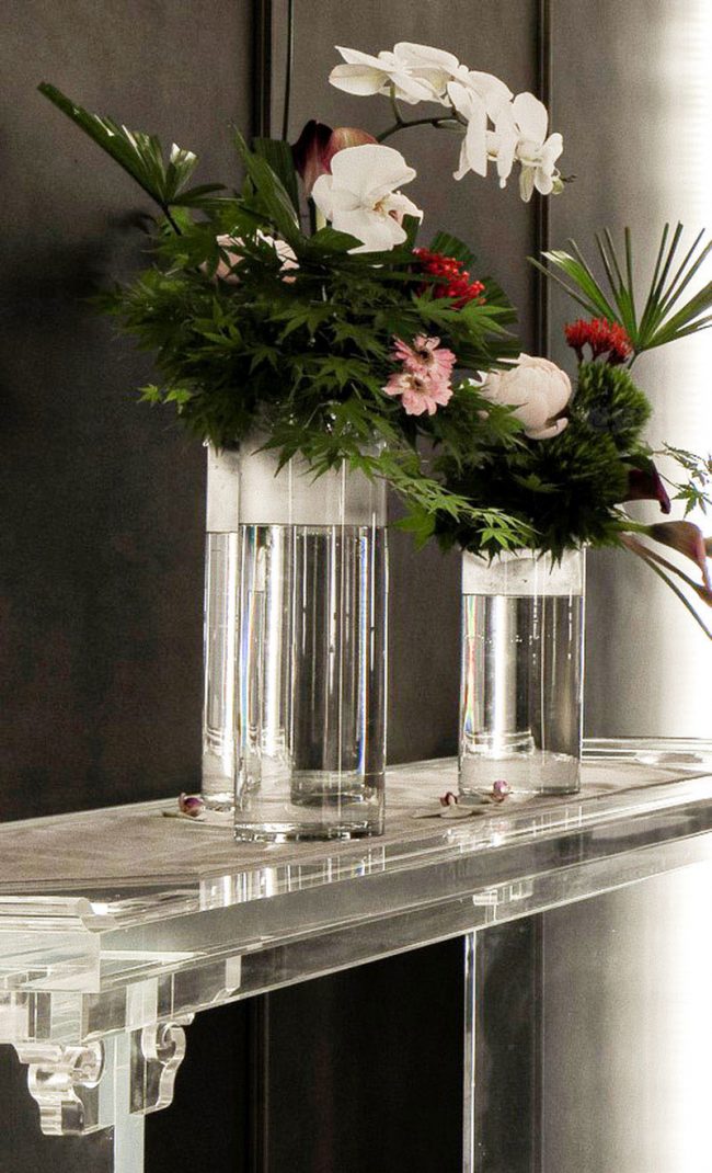 轻奢风格家居玄关艺术装饰品实景图