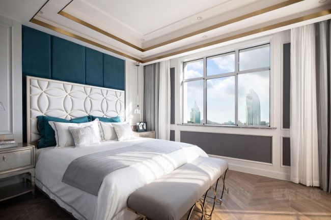 轻奢风格商务酒店客房装修图